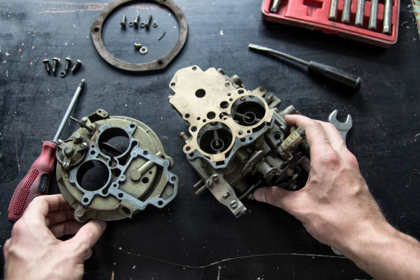 istock Repair process of machine parts with special tools 811874686