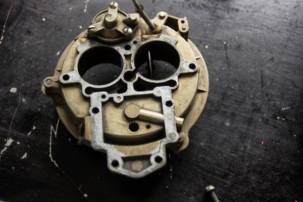 istock Repair process of machine parts with special tools, roboface 811874904