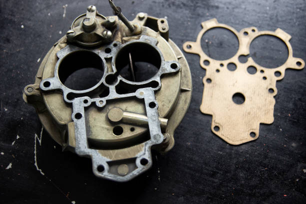 istock Repair process of machine parts with special tools, roboface 811877270