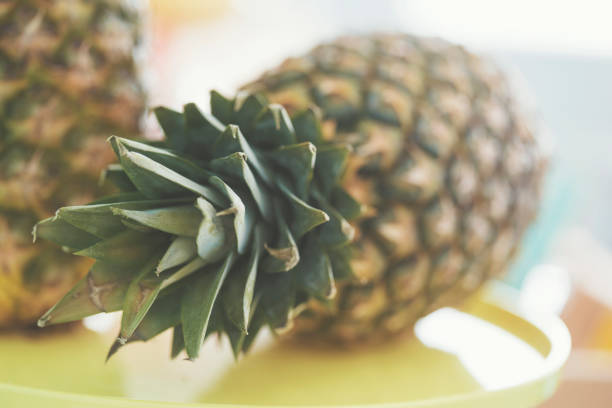 istock Close-up shot of a pineapple 811888090