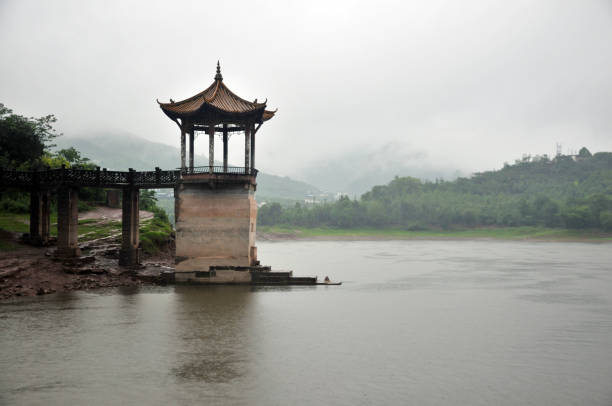 Pavilion in beautiful lake
