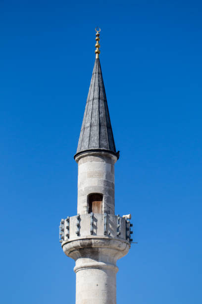 istock Minaret of an Ottoman style mosque 811914506