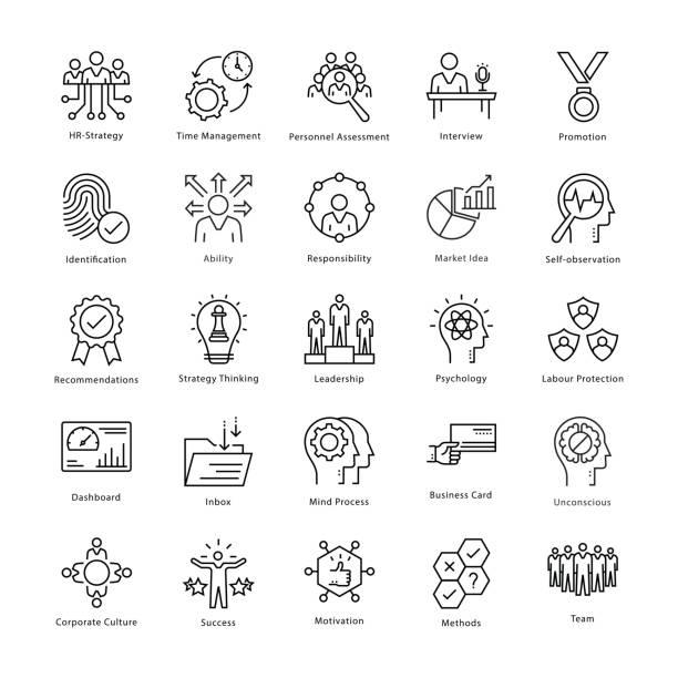 business management und wachstum-vektor-linie-icons 21 - senseless stock-grafiken, -clipart, -cartoons und -symbole