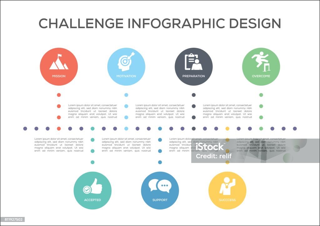 Challenges Name Image Challenge Concept Stock Illustration - Download Image Now - Achievement ...