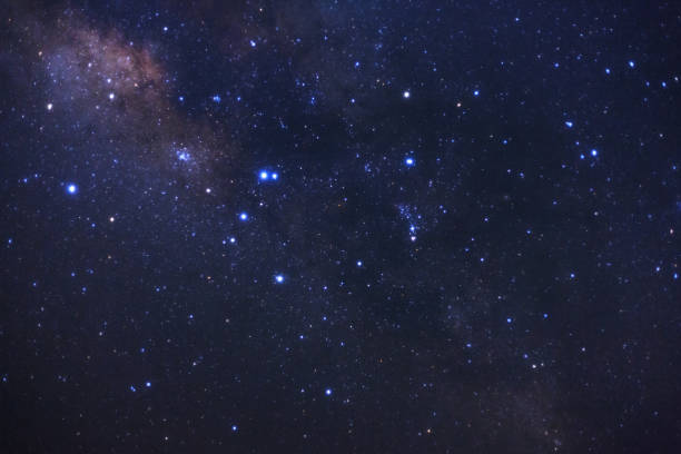 Clearly milky way galaxy at phitsanulok in thailand