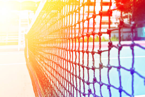 Tennis Court Net Close up