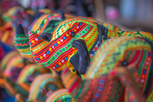 istock Traditional souvenirs elephants Dolls 811994954