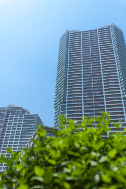 istock High rise apartment house and green. 812020138