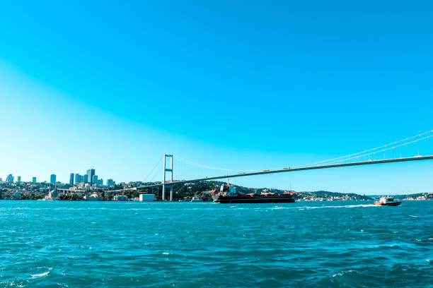 istock Ortakoy mosque and Bosphorus bridge, Istanbul, Turkey 812023178