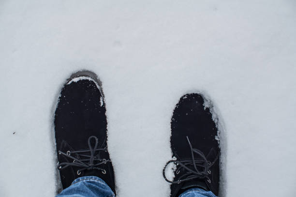 istock Feet in the Snow 812032972
