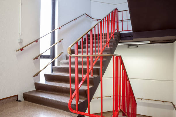 istock staircase in an building 812047380