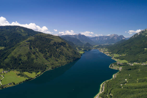 istock Lake Grundlsee, Austria - Aerial Panorama 812080806