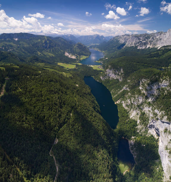 istock Kammersee, Toplitzsee, Grundlsee - Three Lake Panorama, Austria 812090692