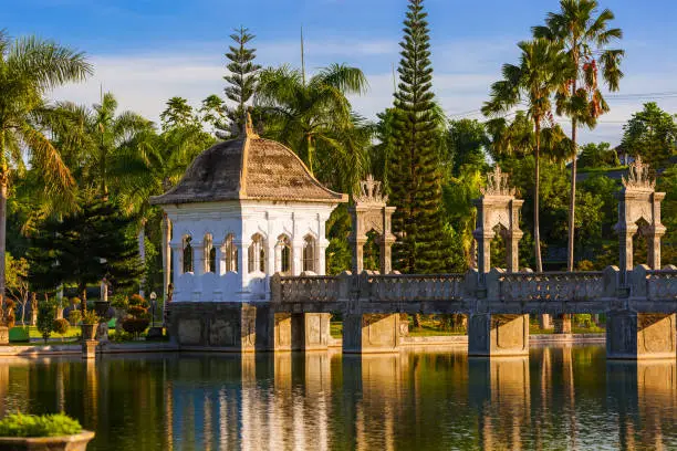 Photo of Water Palace Taman Ujung in Bali Island Indonesia