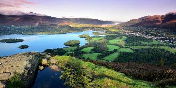 istock Pink morning skies over Keswick 812099850