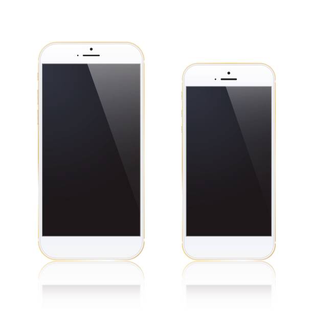 iphone 6 plus - iphone mockup stock-grafiken, -clipart, -cartoons und -symbole