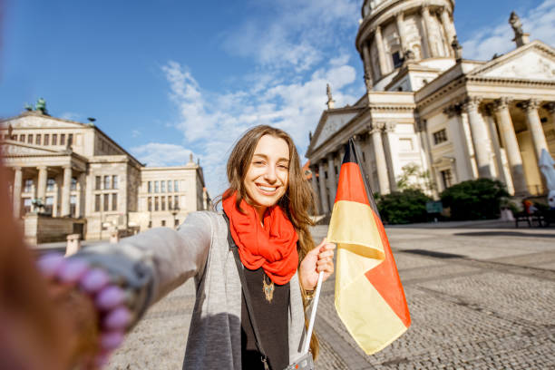 istock Woman traveling in Berlin 812110468