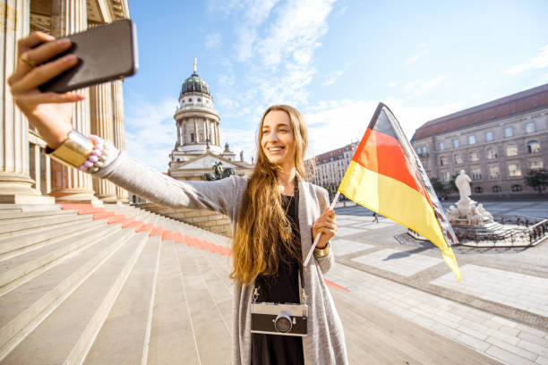 istock Woman traveling in Berlin 812112802