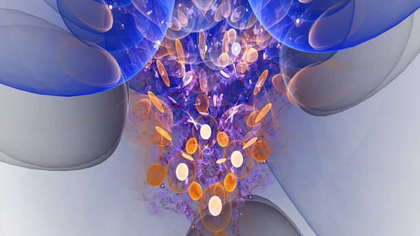 istock Colorful abstract fractal illustration 812117424