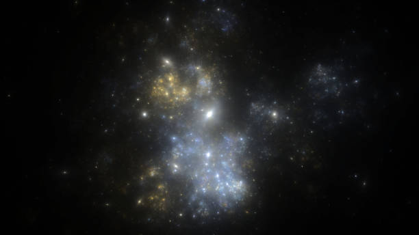 istock Abstract fractal illustration looks like galaxies 812133274