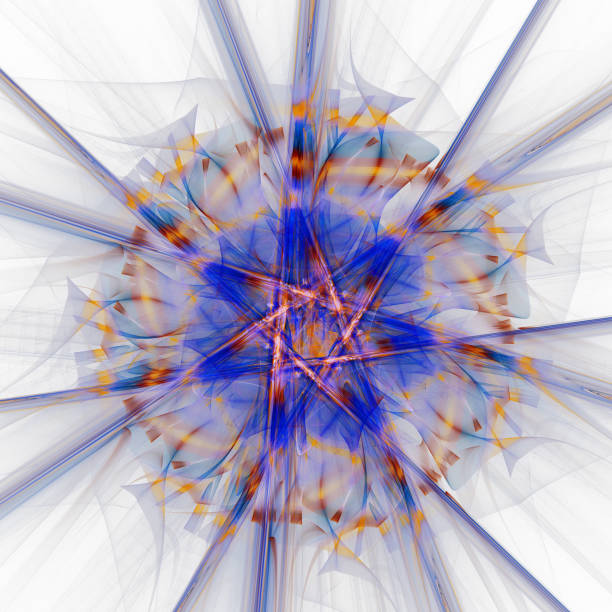 istock Colorful abstract fractal illustration 812133380