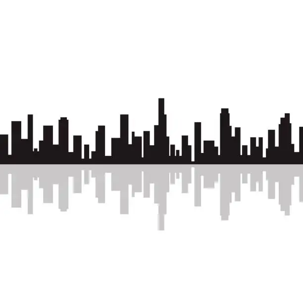 Vector illustration of City silhouette