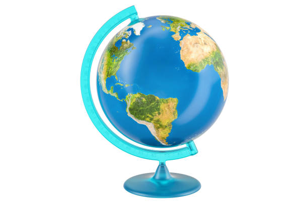 istock Geographical globe of planet Earth, 3D rendering 812136732