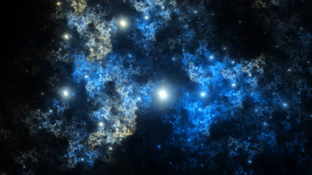 istock Abstract fractal illustration looks like galaxies 812136774