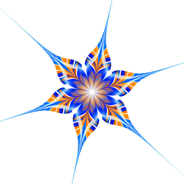 Pile of shiny blue bows on white background