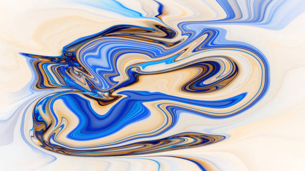 istock Colorful psychedelic liquefied background 812138858
