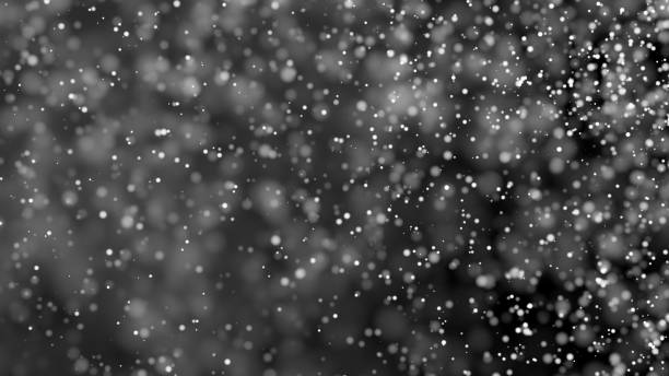 istock Beautiful monochrome bokeh blurred background defocused lights 812140904