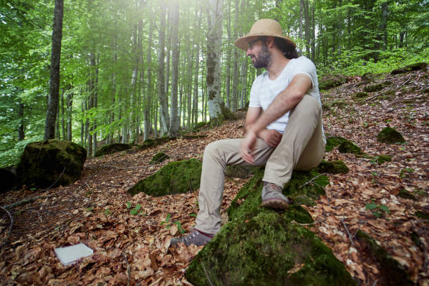 istock A man resting in the nature 812141080