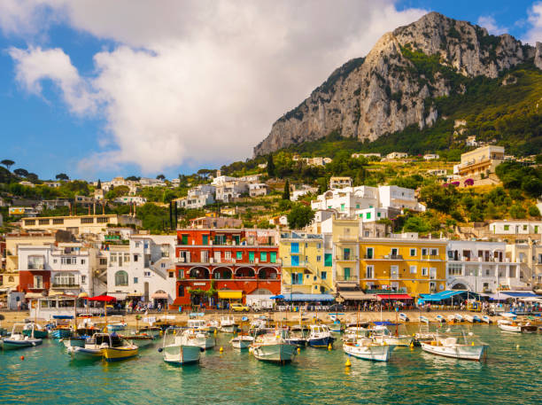 Capri island Italy stock photo