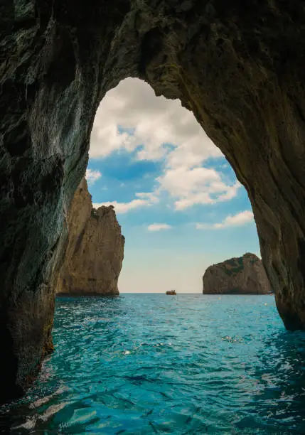 Cave Capri island Italy