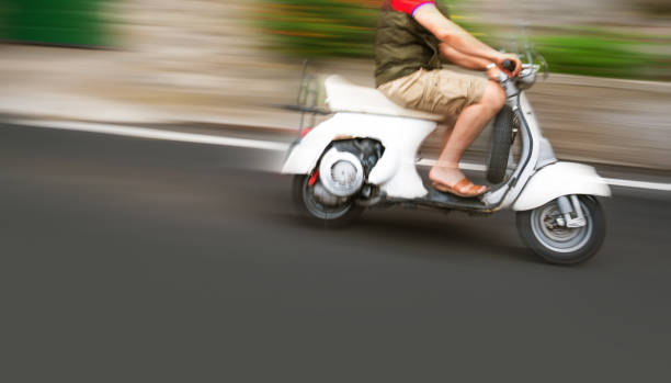 istock Vintage italian scooter 812184028