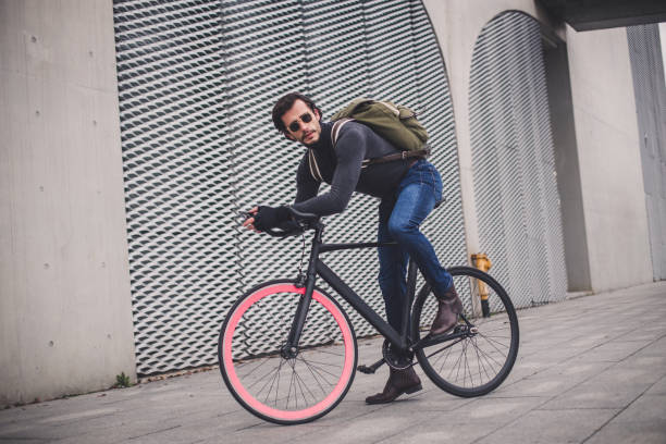 istock Sitting on a bike 812184382