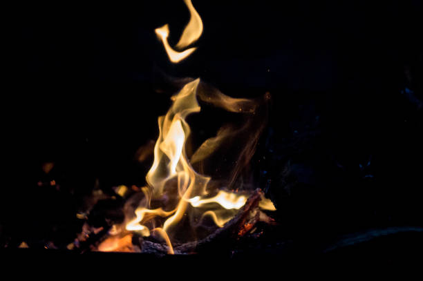 istock firewood outdoor on open fire in evening time 812201858