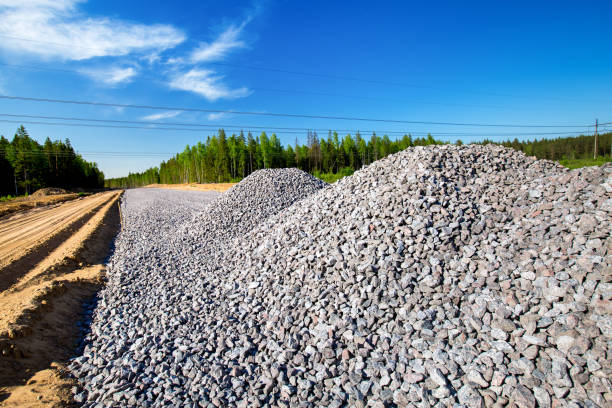 istock Pile of breakstones on construction site 812201868