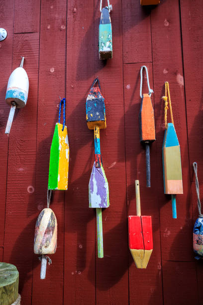 istock Colorful lobster floats 812214956