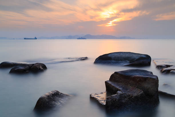 istock Xiamen Huandao Road Seascape Sunset 812217704