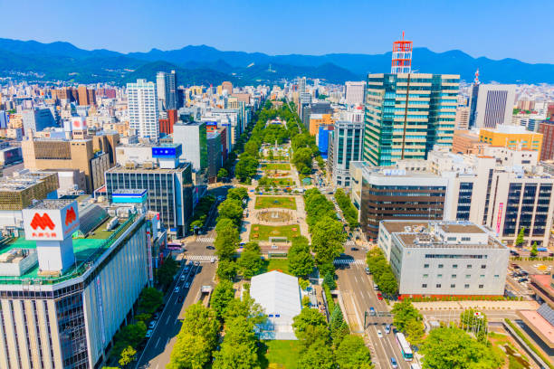Odori Park in Hokkaido Japan