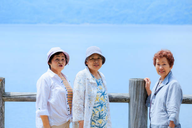 istock Japanese elderly women travel 812264704