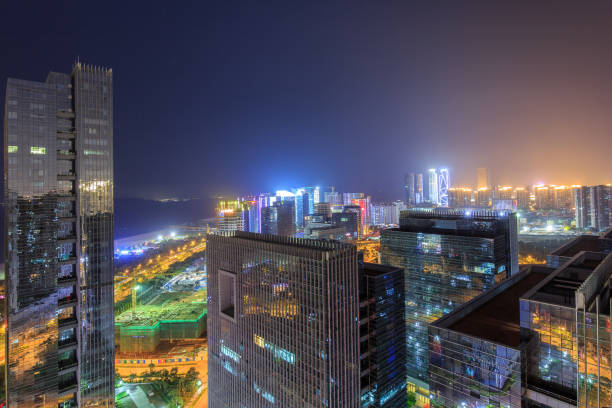 istock Xiamen Guanyinshan Business District Night Scene 812267110