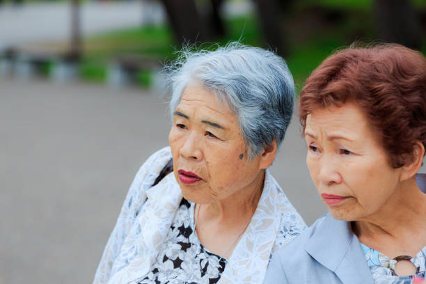 istock Japanese elderly women travel 812286518