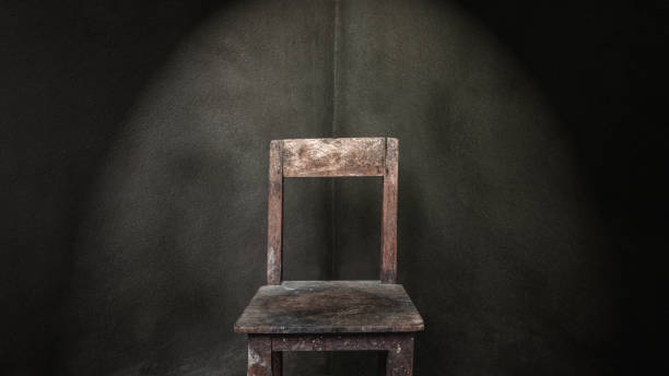 istock Old wooden chair 812300542