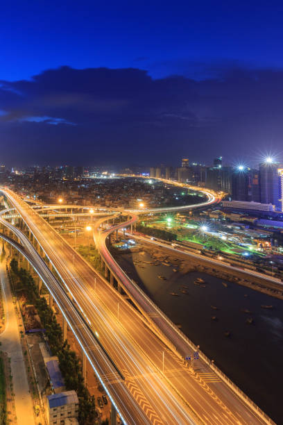 istock Xiamen Xinglin Bridge At Night 812300750