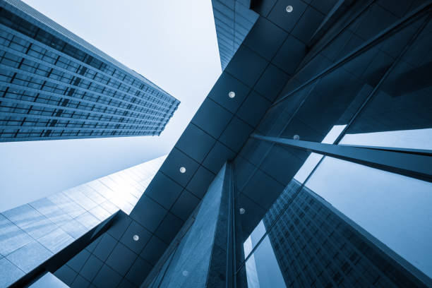 istock Low angle view of skyscrapers 812307856