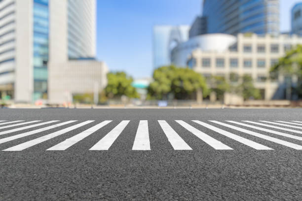 istock City empty road with modern buildings background 812307862
