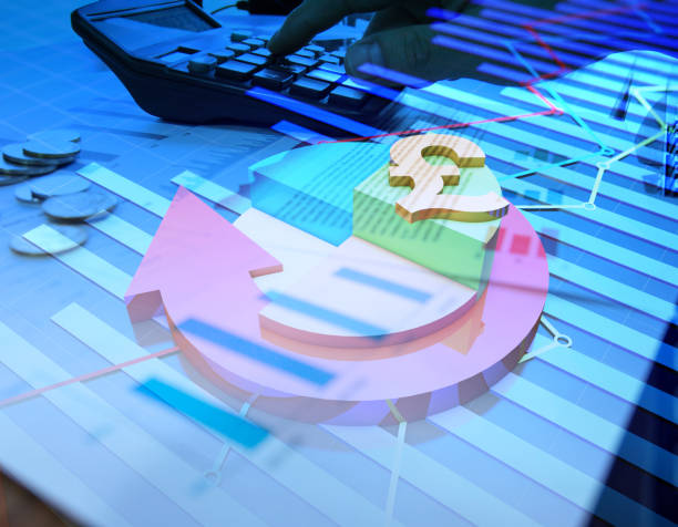 istock Economic development, stock market data, success arrows 812325412