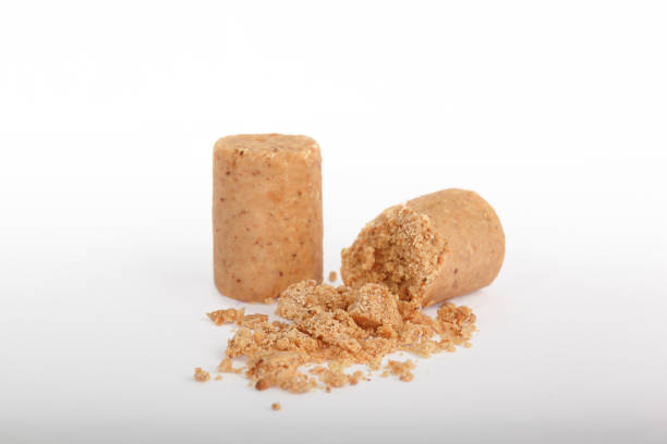 Pacoca traditional Brazilian Peanut candy stock photo